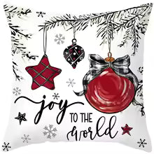Fundas de Cojín Navideñas 45 cm – Set de 4