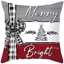 Fundas de Cojín Navideñas 45 cm – Set de 4