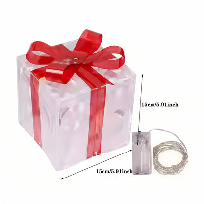 Set de 3 Cajas de Regalo Luminosas LED – Decoración Navideña